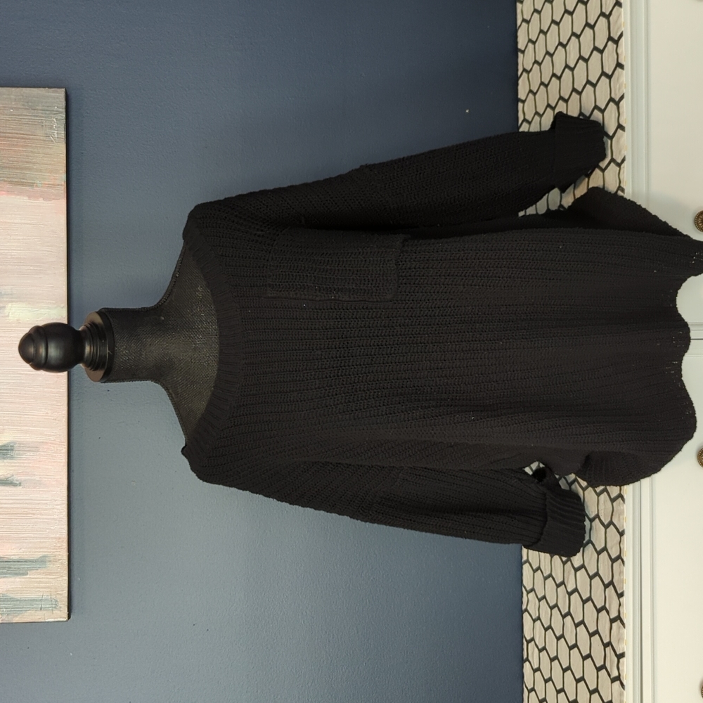 Scoop neck oversized sweater